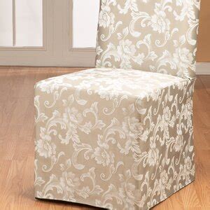 Sure Fit Scroll Classic Box Cushion Dining Chair Slipcover Reviews