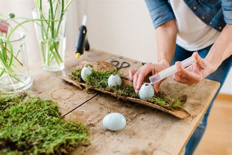 Diy Dekoration F R Ostern H Bsche Eier In Der Baumrinde Jubeltage