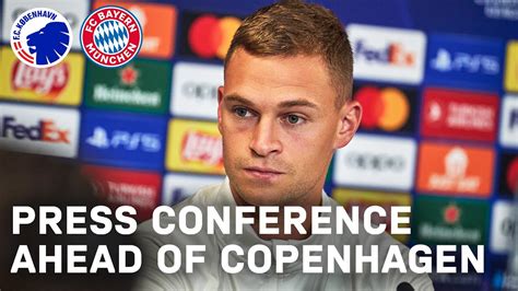 Conférence de presse avec Kimmich Tuchel avant Copenhague Bayern