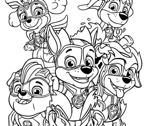 Paw Patrol Coloring Pages Unleash Your Creativity AtoAllinks