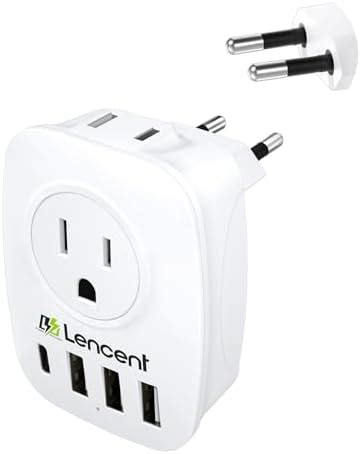 Amazon Pack European Travel Plug Adapter Vintar International