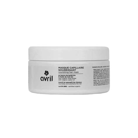 Masque capillaire nourrissant certifié BIO Avril 200 ml La Belle