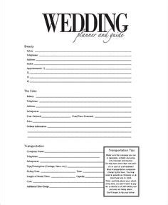 13 Best Wedding Planning Forms Images Wedding Planning Event