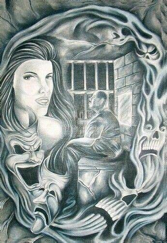 Prison Art Prison Art Chicano Drawings Chicano Art Prison