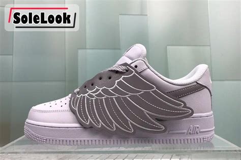 New 2019 Custom Nike Air Force 1 Angel Wings Reflective White Nike