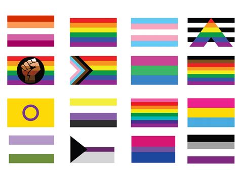 Pride Flag Stickers Lgbtq Flag Stickers Transgender Asexual