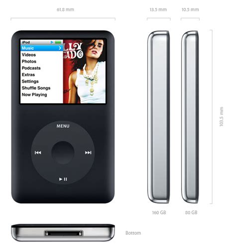 Apple Ipod Classic 80 Gb 6 Generación 6g Mb029zda Plateado Embalaje