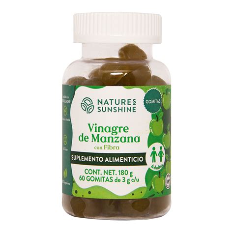 Gomitas Vinagre De Manzana Natures Sunshine Mexico