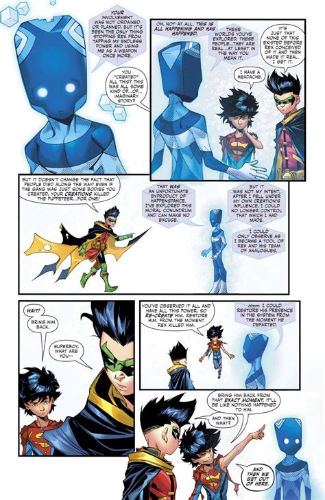 Dc Comics Universe And Adventures Of The Super Sons 12 Spoilers And Review Finale Sees Damian