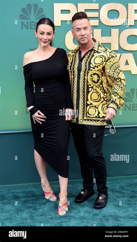 Jenni Farley Michael Sorrentino Attend The 2024 Peoples Choice Awards