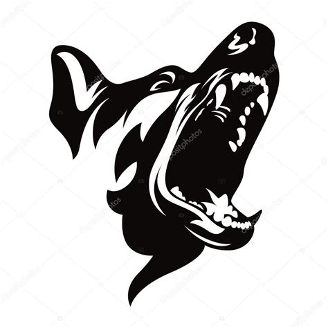 Barking Dog ⬇ Vector Image By © Ofchina Vector Stock 8310873