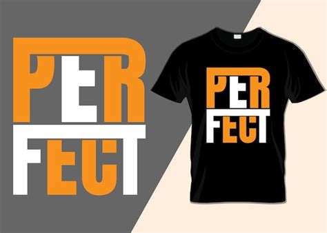 Premium Vector Perfect Minimalist Typography T Shirt Design