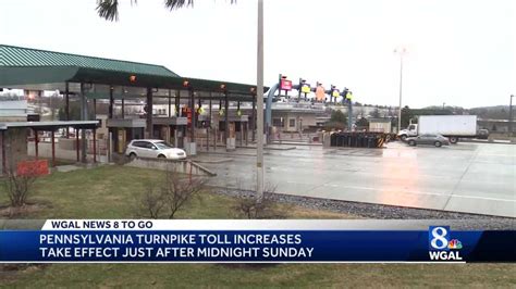 PENNSYLVANIA TURNPIKE TOLL INCREASE: Rates go up