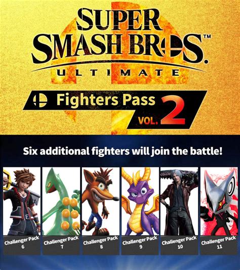 My Smash Ultimate Fighters Pass Volume 2 By Pokekid333 On Deviantart