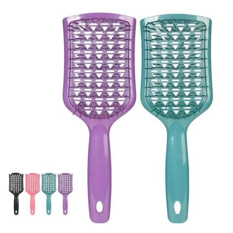 hollow comb scalp brush detangling hair brush paddle