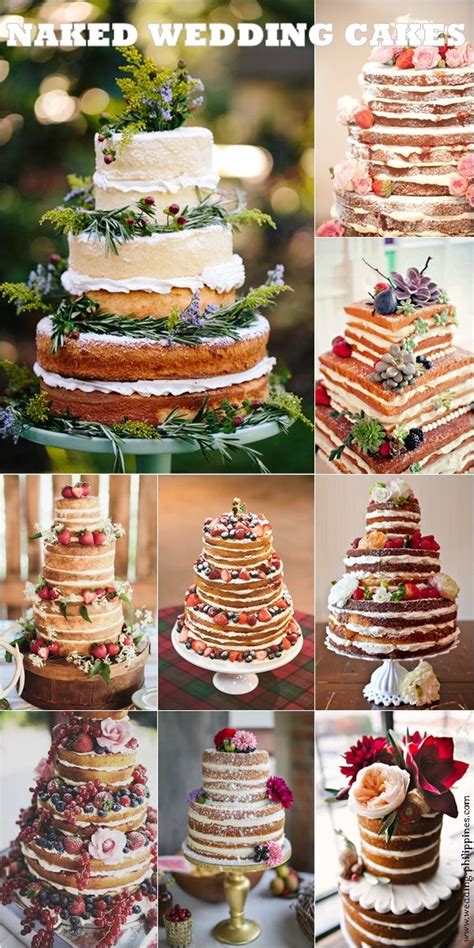Best Images About Cakes Naked Cakes On Pinterest Wedding Cake Vintage Fruit Flowers And