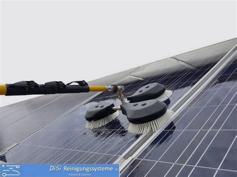 Solar Pv Photovoltaic Cleaning Triple Wash Brush Rotating Carbon