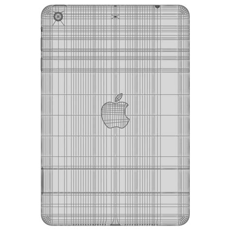 Apple Ipad Air Mini Gris Y Blanco Modelo D Max Ds Fbx