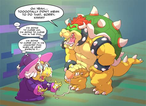 Rule 34 Balls Bowser C Smut Run Cum Cum On Face Kammy Koopa Male Masturbation Nintendo Penis