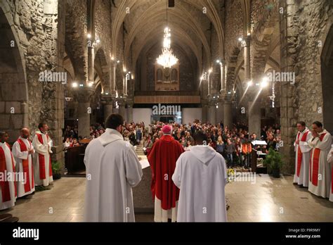 Eucharist celebration in a Roman catholic church Stock Photo - Alamy