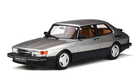 Miniature Saab 900 1 18 Ottomobile Turbo 16V Aero Mk1 Grise 1984