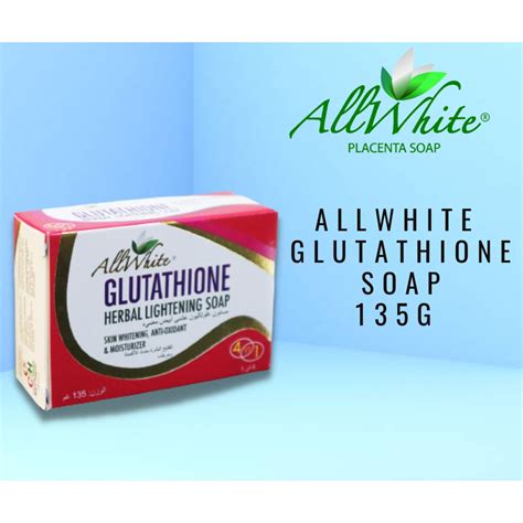 Allwhite Glutathione Herbal Lightening Soap Grams Shopee Philippines