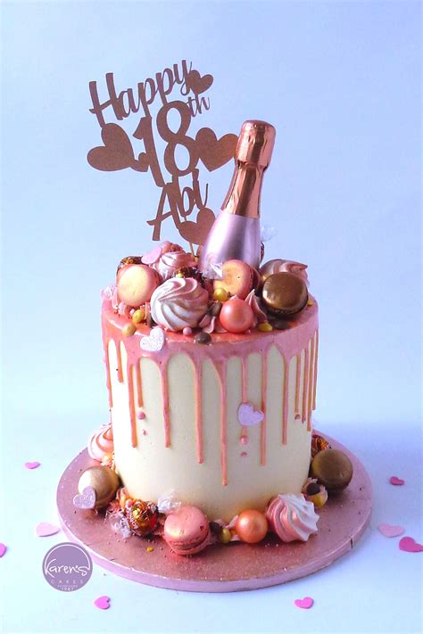 Drip Cake With A Bottle Of Fizz Artofit