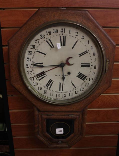 Lot Seth Thomas Wall Clock