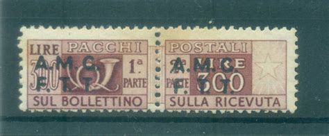 Triest Zone A Trieste Stamps For Postal Parcels Yvert