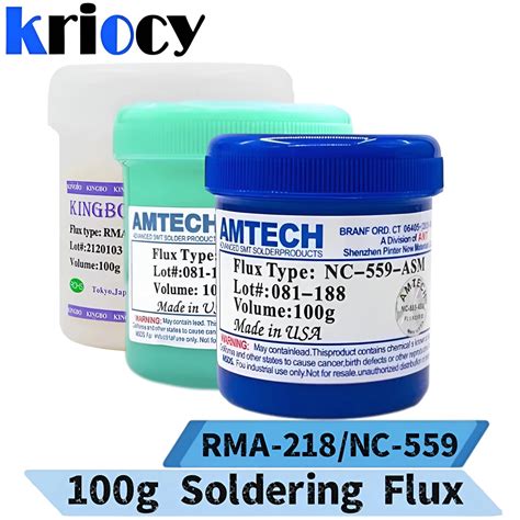 Flux Amtech Original NC 218 559 ASM Flux For Soldering 100g No Clean