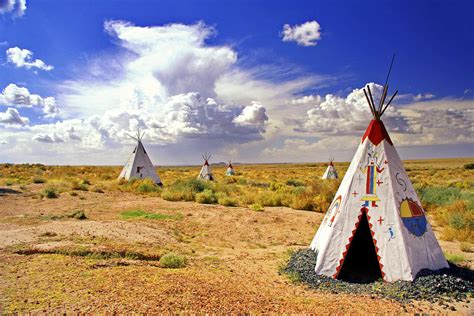 Indian Teepee Tents Photograph By Joe Myeress