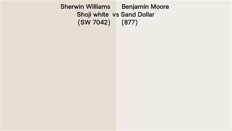 Sherwin Williams Shoji White Sw Vs Benjamin Moore Sand Dollar