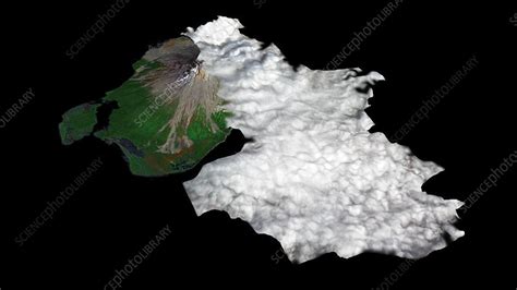 Augustine Volcano, Alaska - Stock Image - C003/2832 - Science Photo Library