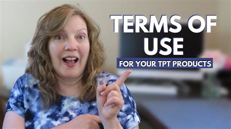 How To Create A Terms Of Use For Your Teachers Pay Teachers Product Youtube