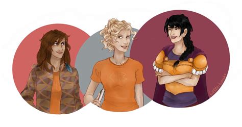 Piper Mclean Annabeth Chase And Reyna Ramírez Arellano Art By