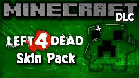 New Minecraft Xbox 360 Left 4 Dead Skins Skin Pack 2 Dlc Update Youtube