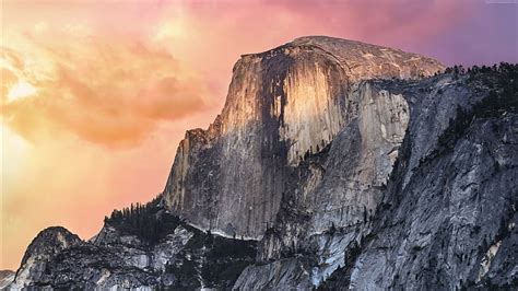 El Capitan Yosemite K Bosque Osx Manzana Monta As Puesta De Sol