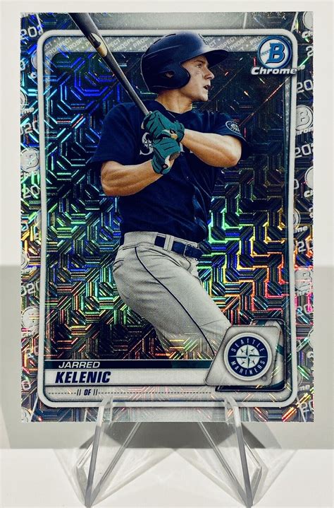 Jarred Kelenic Bowman Chrome Prospects Mega Box Mojo Refractor Bcp