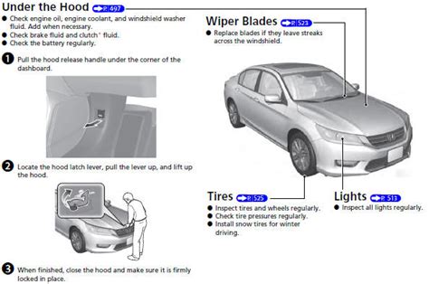 Honda Accord Maintenance Quick Reference Guide Honda Accord