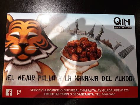 Carta Del Restaurante Qin Oriental Food Zapopan Avenida Guadalupe