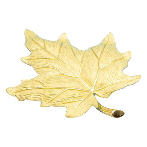 TIFFANY and CO Maple Leaf Brooch at 1stDibs