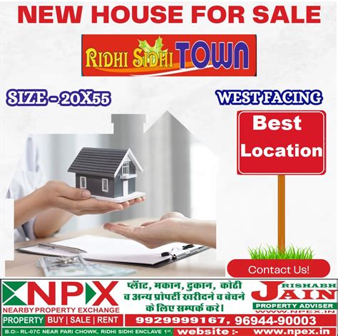 New House For Sale Ridhi Sidhi Town Npex Nearby Property Exchange