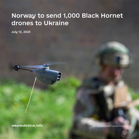Norway to send 1,000 Black Hornet drones to Ukraine - We Are Ukraine