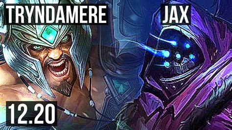 Tryndamere Vs Jax Top 9 0 1 7 Solo Kills Legendary 300 Games