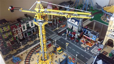 LEGO City MASSIVE Crane Construction Site MOC 7905 Lego City Update