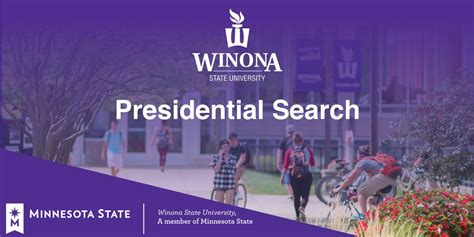 Campus Visit Schedule For Presidential Search Finalists Winona State News