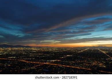 Phoenix City Lights Dusk Stock Photo 282718391 | Shutterstock