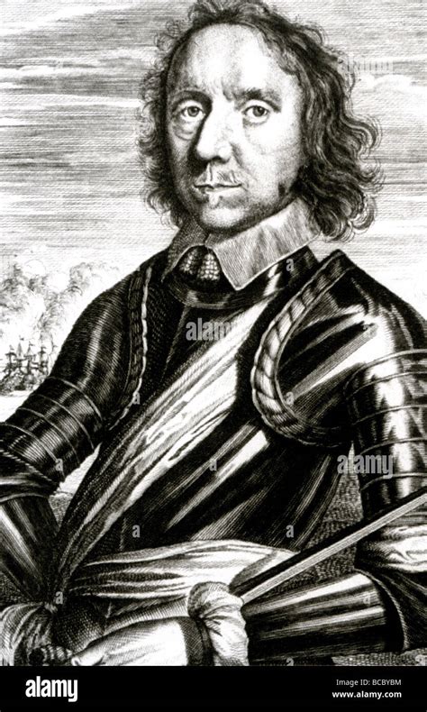 Oliver Cromwell Lord Protector Of England Stock Photo Alamy