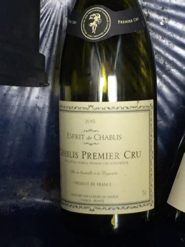 Union Des Viticulteurs De Chablis Esprit De Chablis Premier Cru