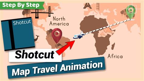 Create Dashed Line Animated Travel Map Shotcut Tutorial Youtube